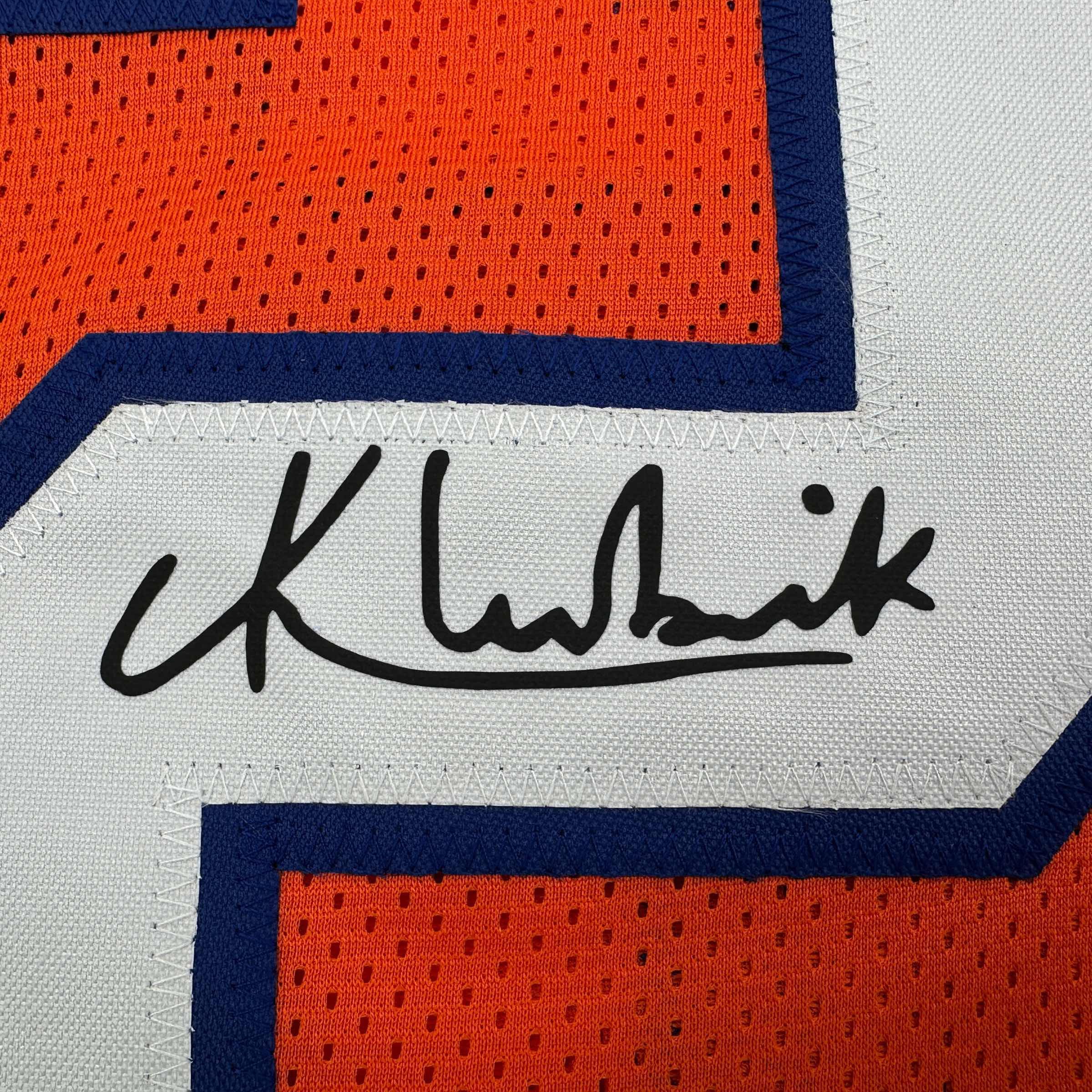 Facsimile Autographed Cade Klubnik Clemson Orange Reprint Laser